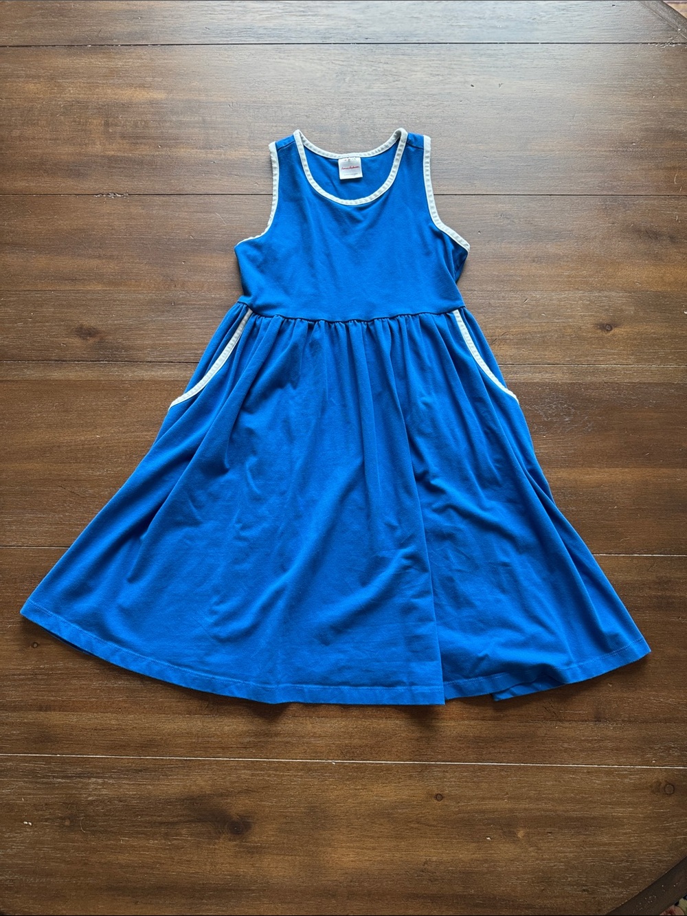 Size 10 140cm Hanna Andersson stretch cotton dress